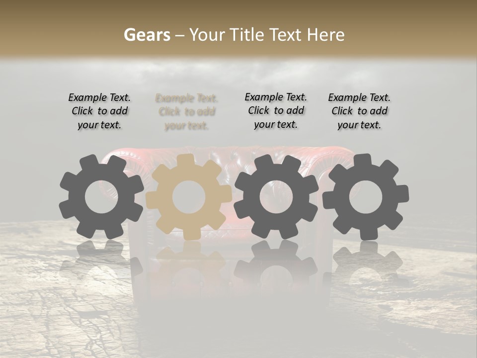 Regard Armchair Stop PowerPoint Template