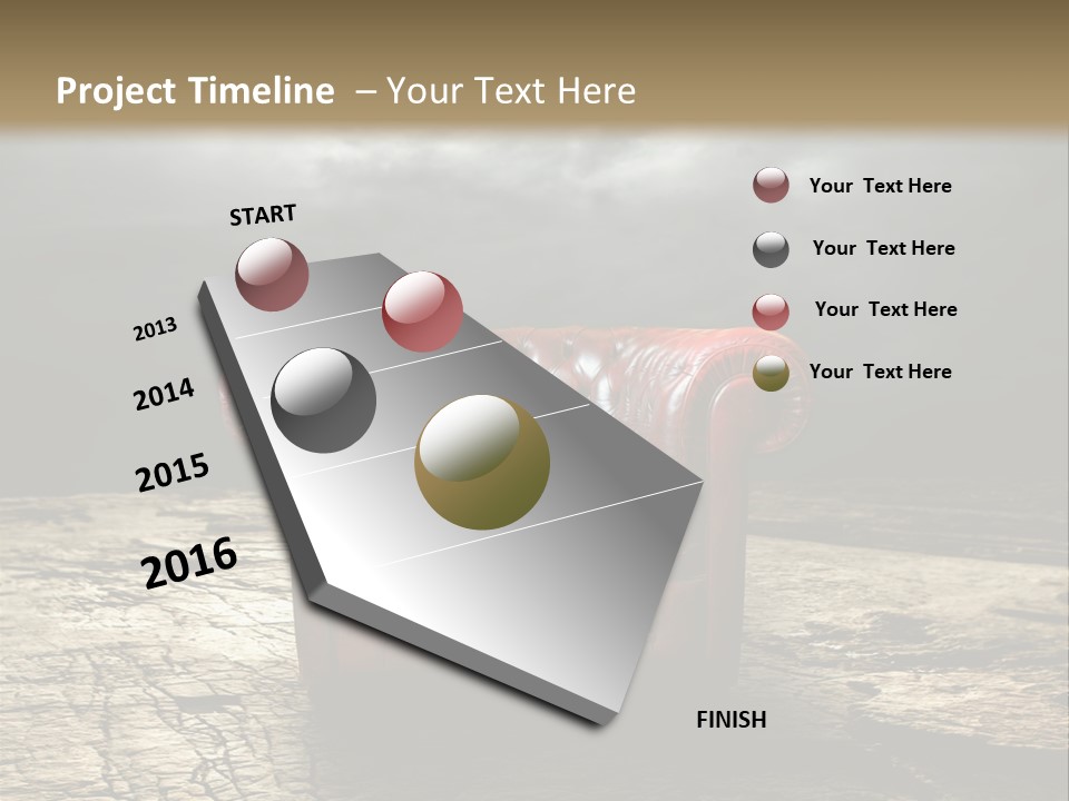 Regard Armchair Stop PowerPoint Template