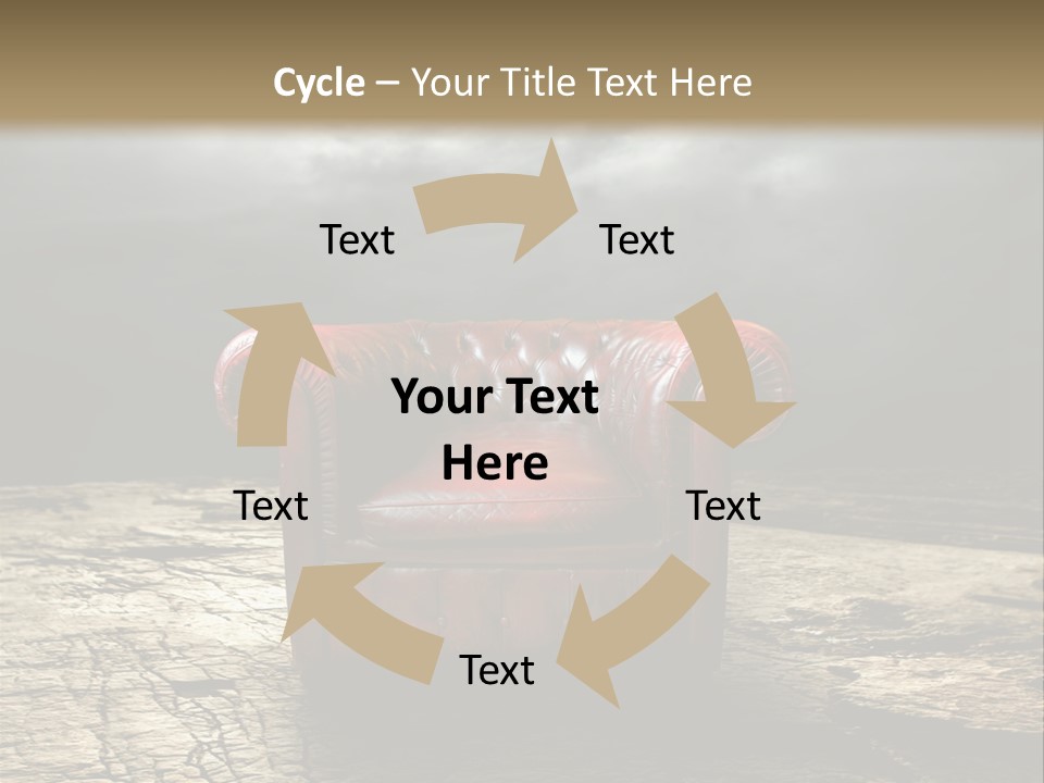 Regard Armchair Stop PowerPoint Template