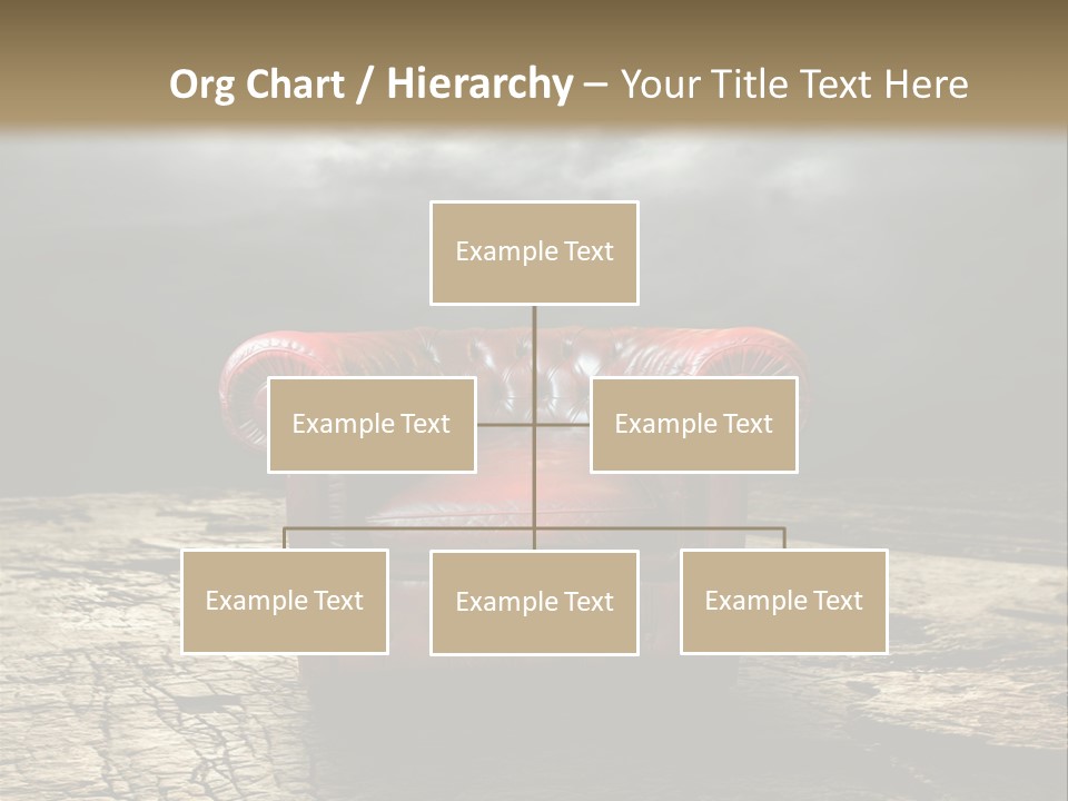 Regard Armchair Stop PowerPoint Template