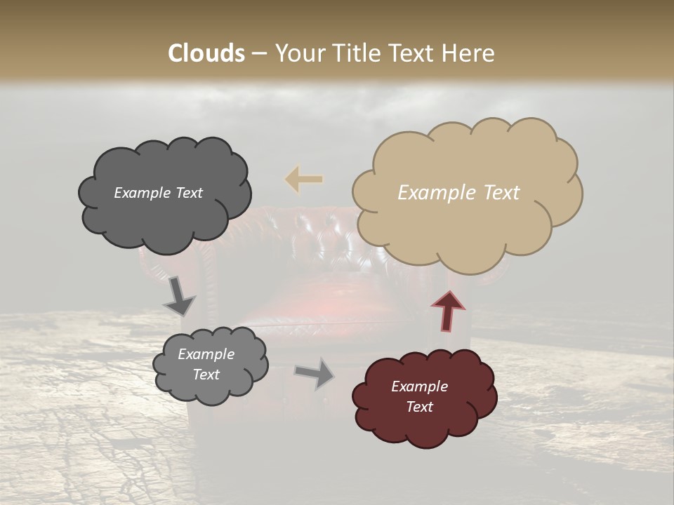 Regard Armchair Stop PowerPoint Template