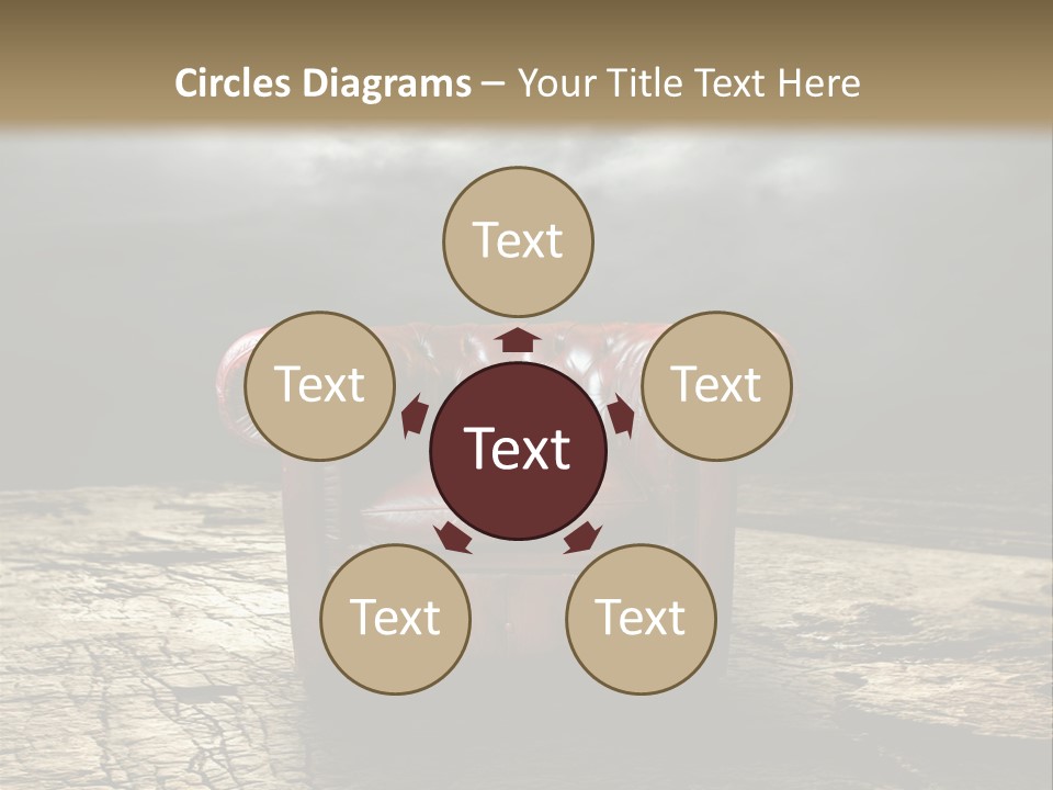 Regard Armchair Stop PowerPoint Template