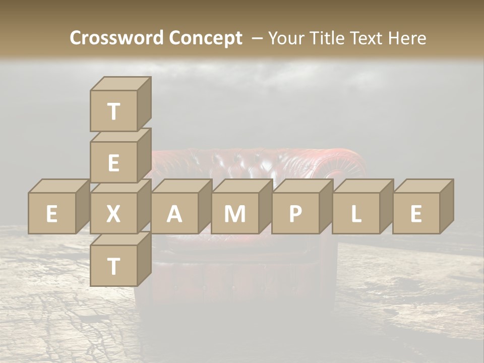 Regard Armchair Stop PowerPoint Template