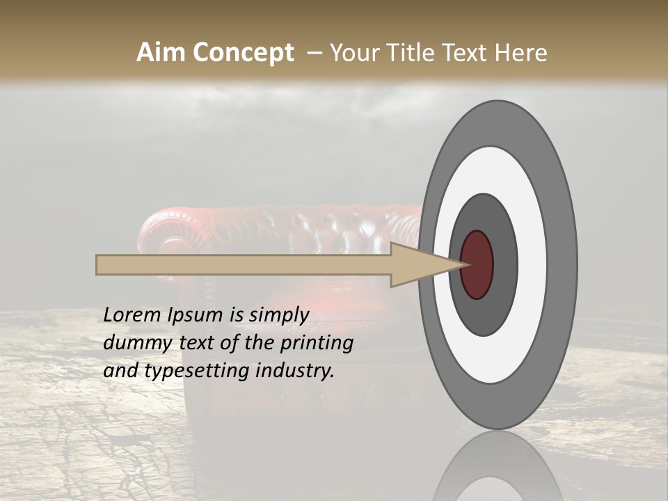 Regard Armchair Stop PowerPoint Template