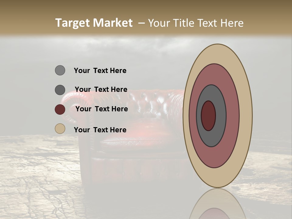 Regard Armchair Stop PowerPoint Template