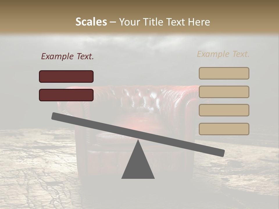 Regard Armchair Stop PowerPoint Template