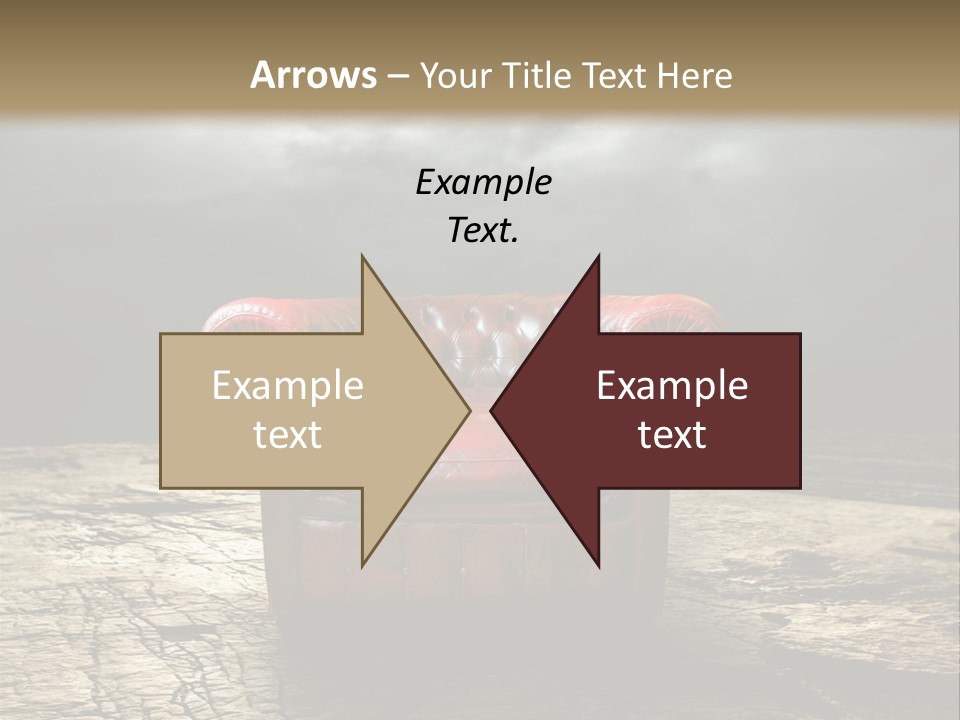 Regard Armchair Stop PowerPoint Template