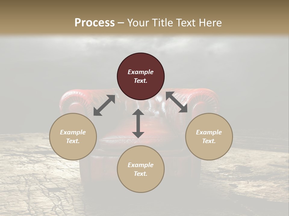 Regard Armchair Stop PowerPoint Template