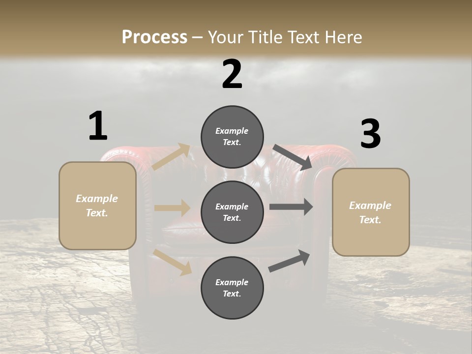 Regard Armchair Stop PowerPoint Template