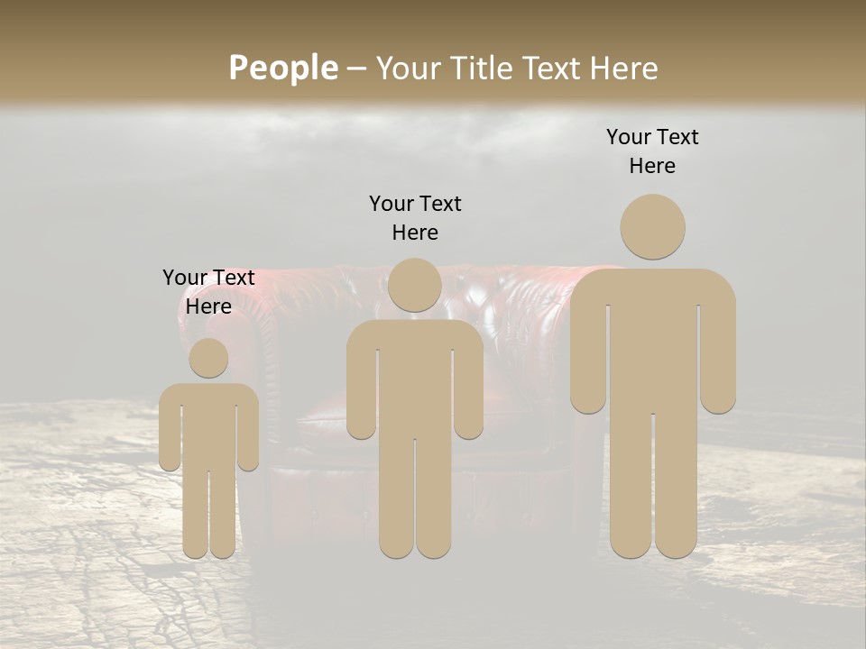 Regard Armchair Stop PowerPoint Template