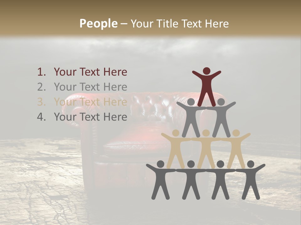 Regard Armchair Stop PowerPoint Template