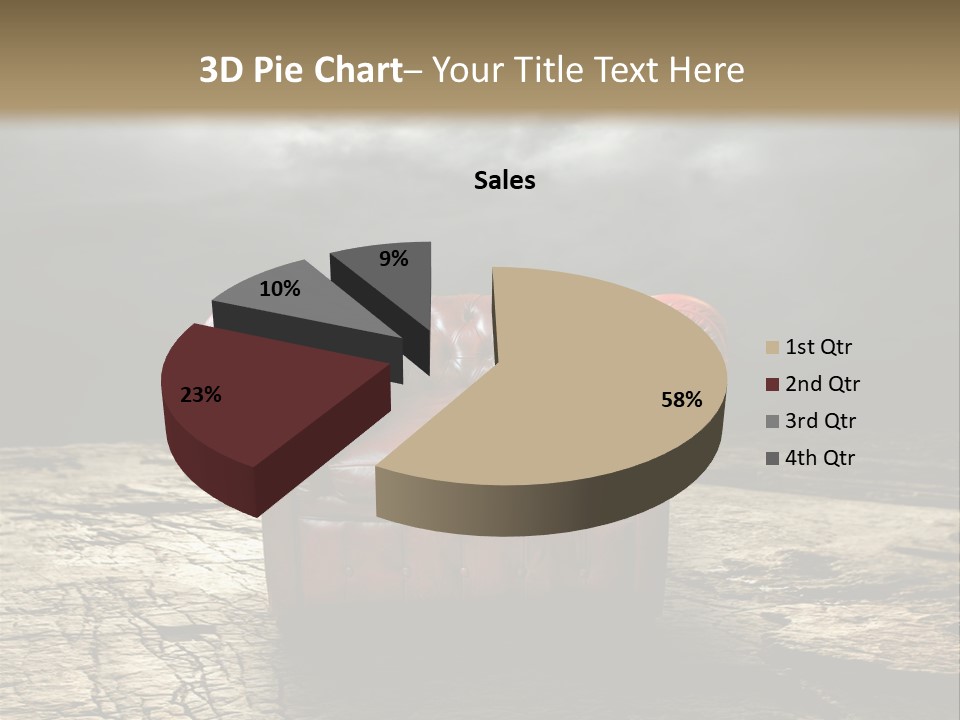 Regard Armchair Stop PowerPoint Template