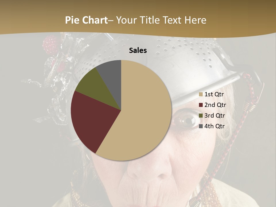 Shield Metal Scarf PowerPoint Template