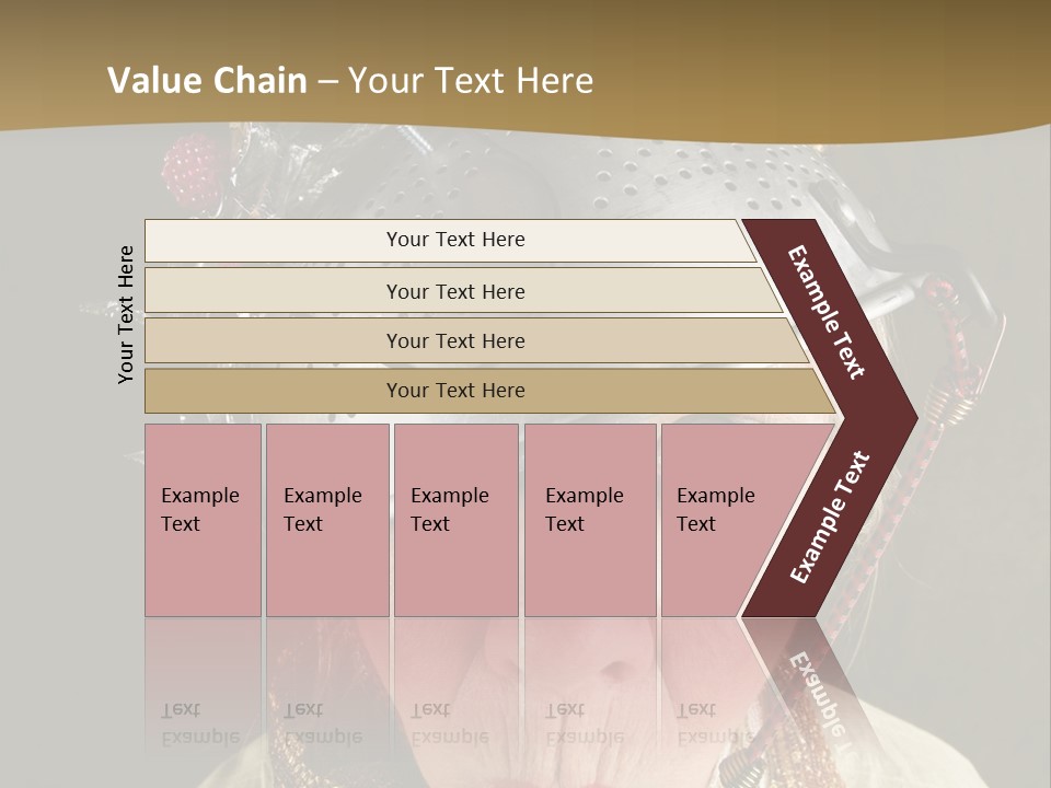 Shield Metal Scarf PowerPoint Template