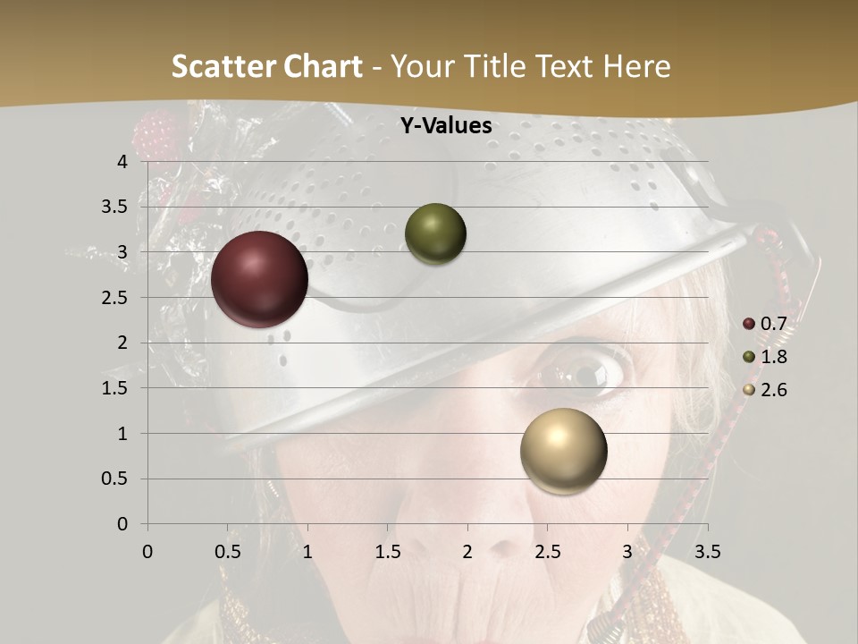 Shield Metal Scarf PowerPoint Template