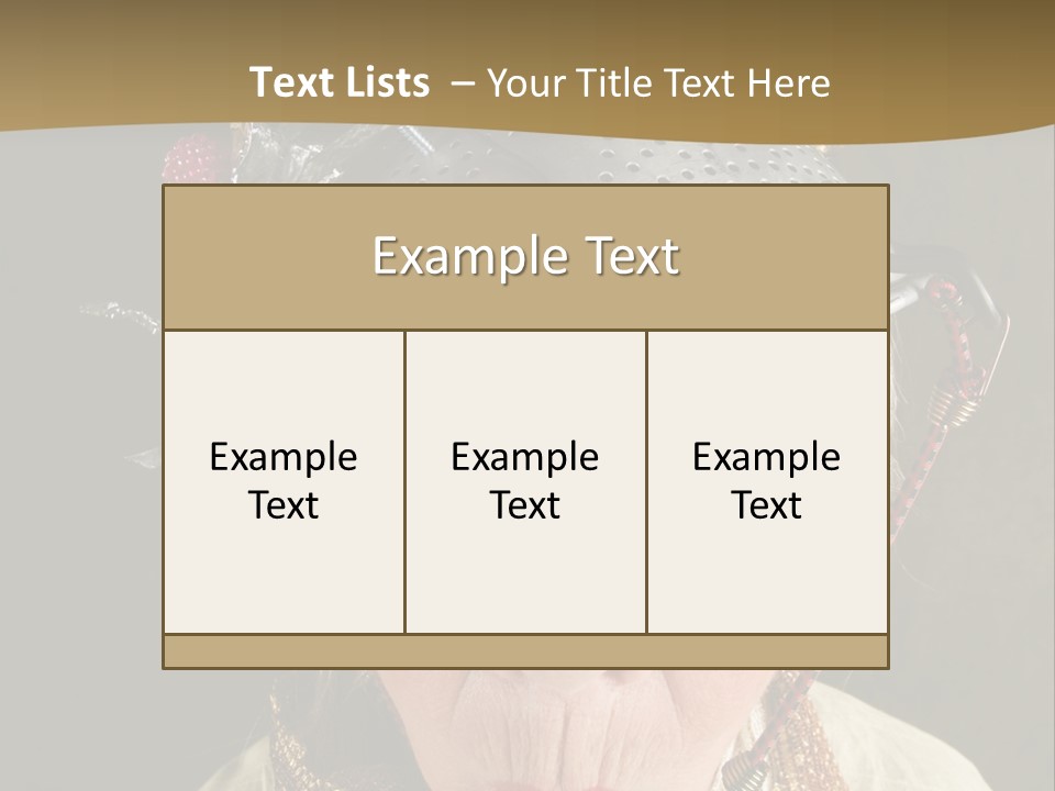 Shield Metal Scarf PowerPoint Template
