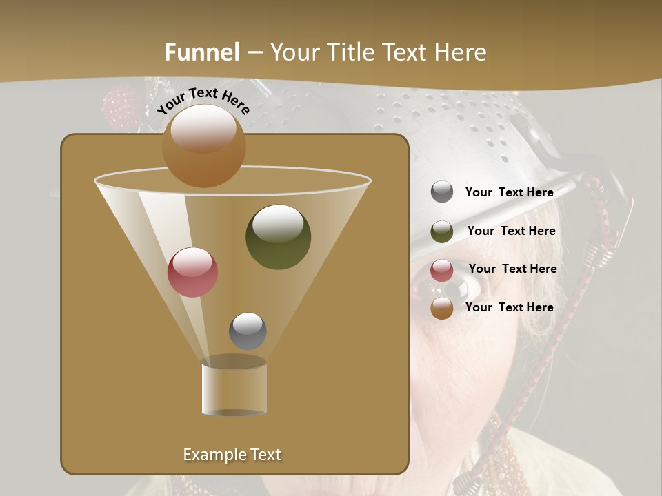 Shield Metal Scarf PowerPoint Template