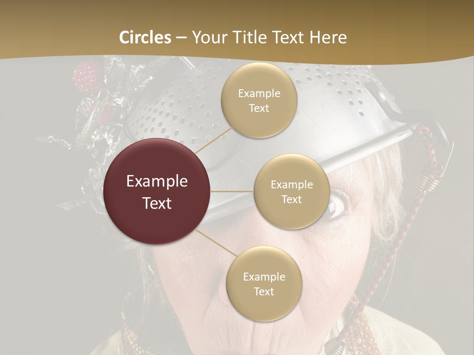 Shield Metal Scarf PowerPoint Template