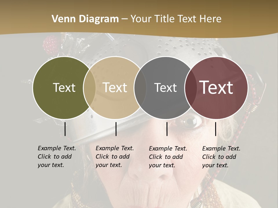 Shield Metal Scarf PowerPoint Template