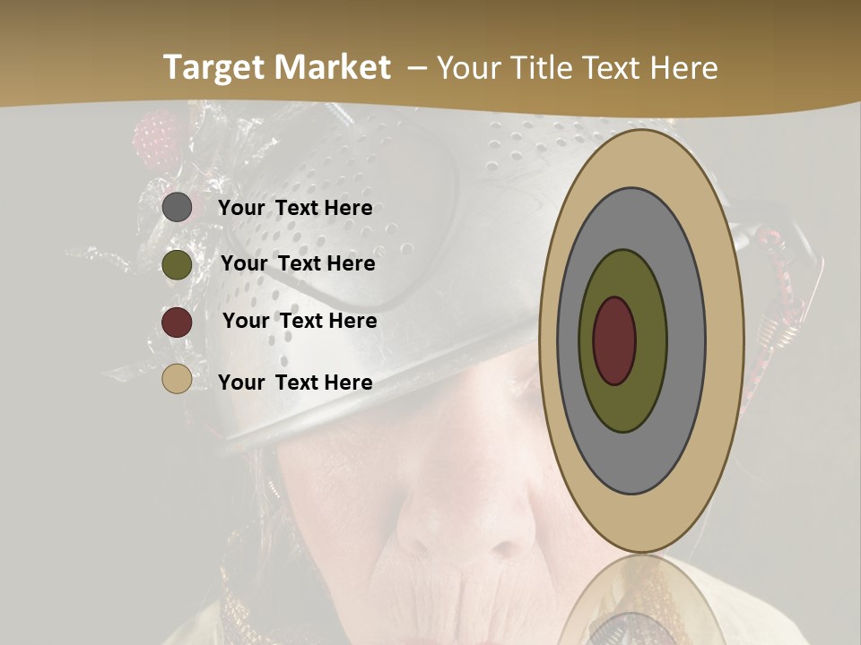 Shield Metal Scarf PowerPoint Template