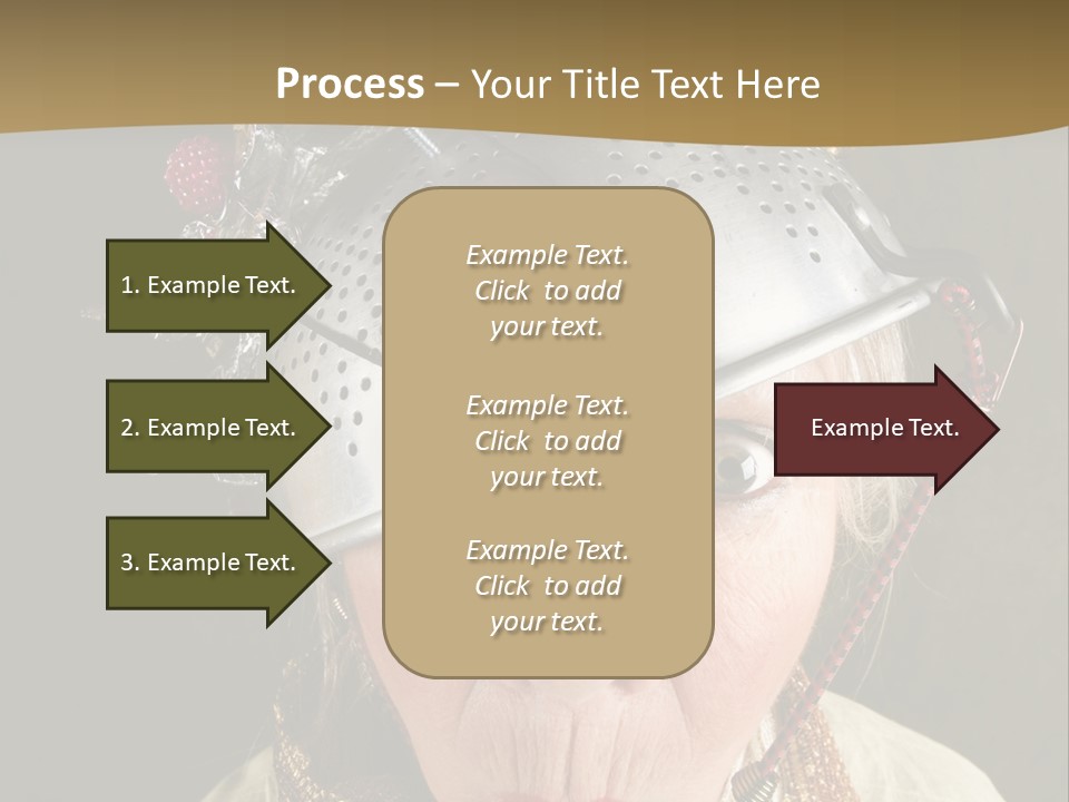 Shield Metal Scarf PowerPoint Template