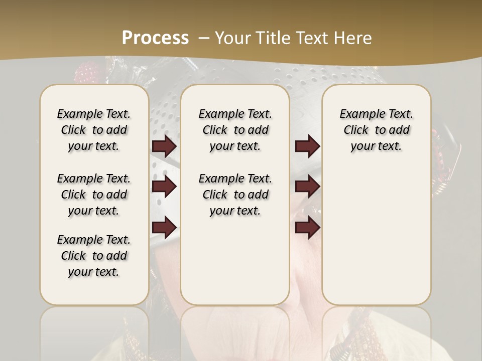 Shield Metal Scarf PowerPoint Template