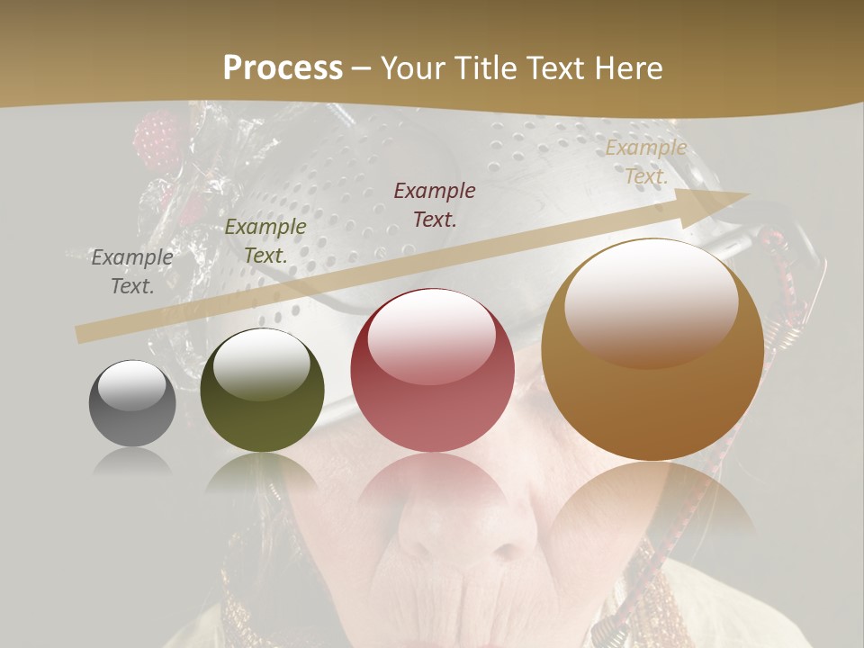 Shield Metal Scarf PowerPoint Template