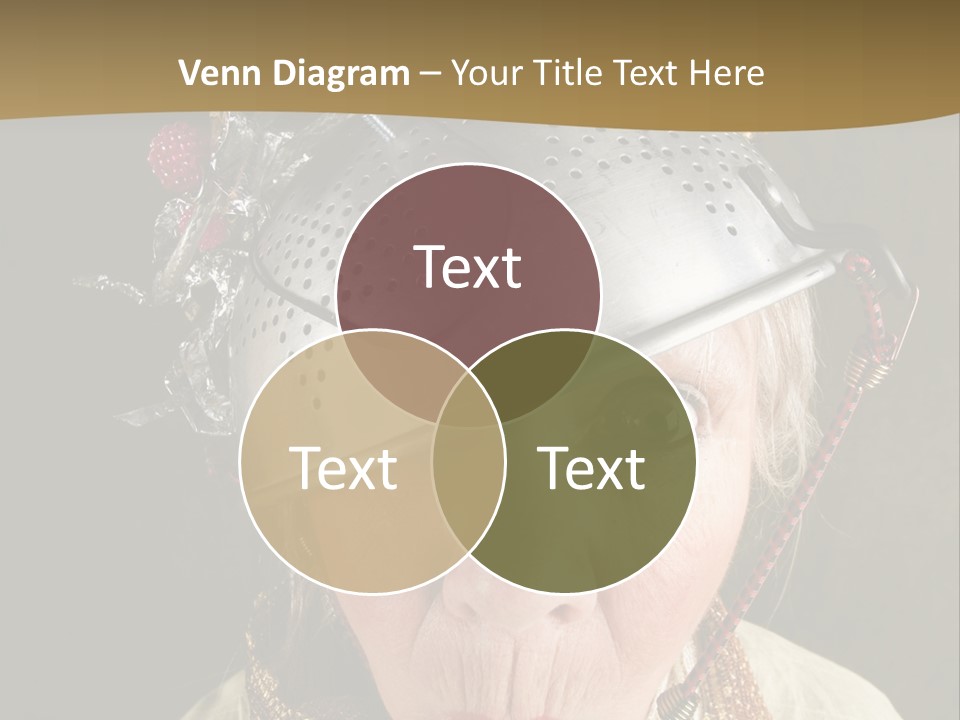 Shield Metal Scarf PowerPoint Template