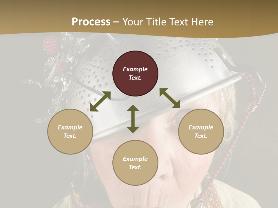 Shield Metal Scarf PowerPoint Template