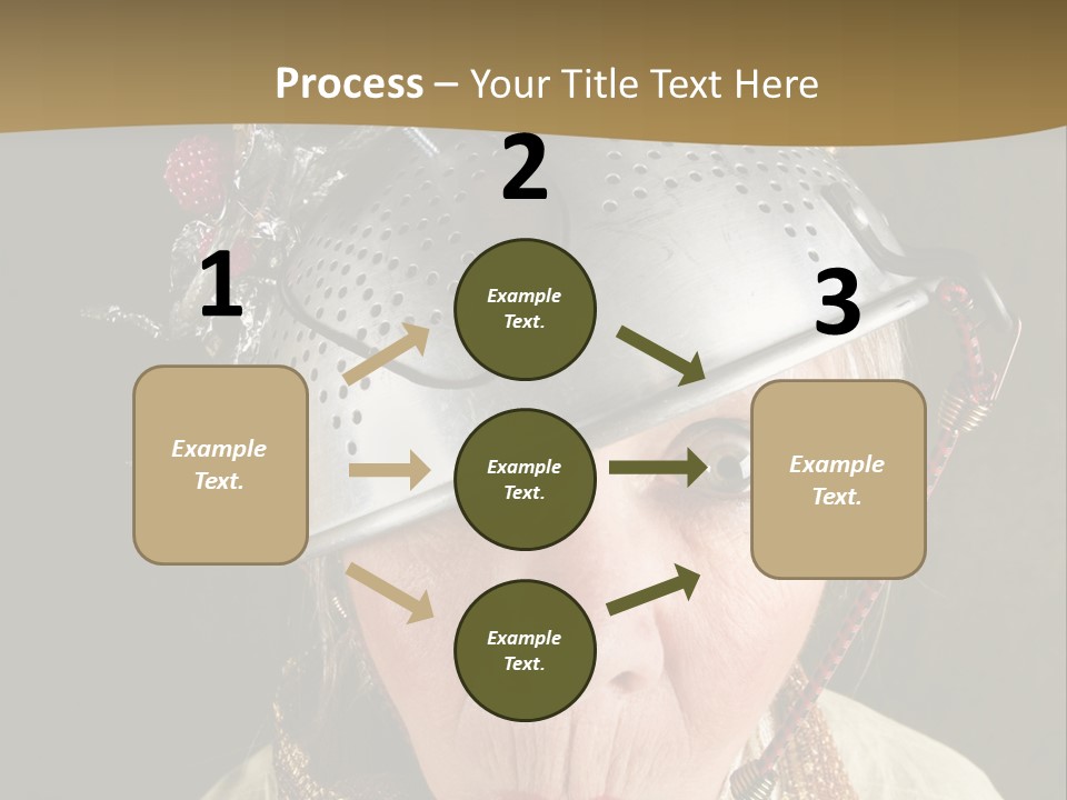 Shield Metal Scarf PowerPoint Template