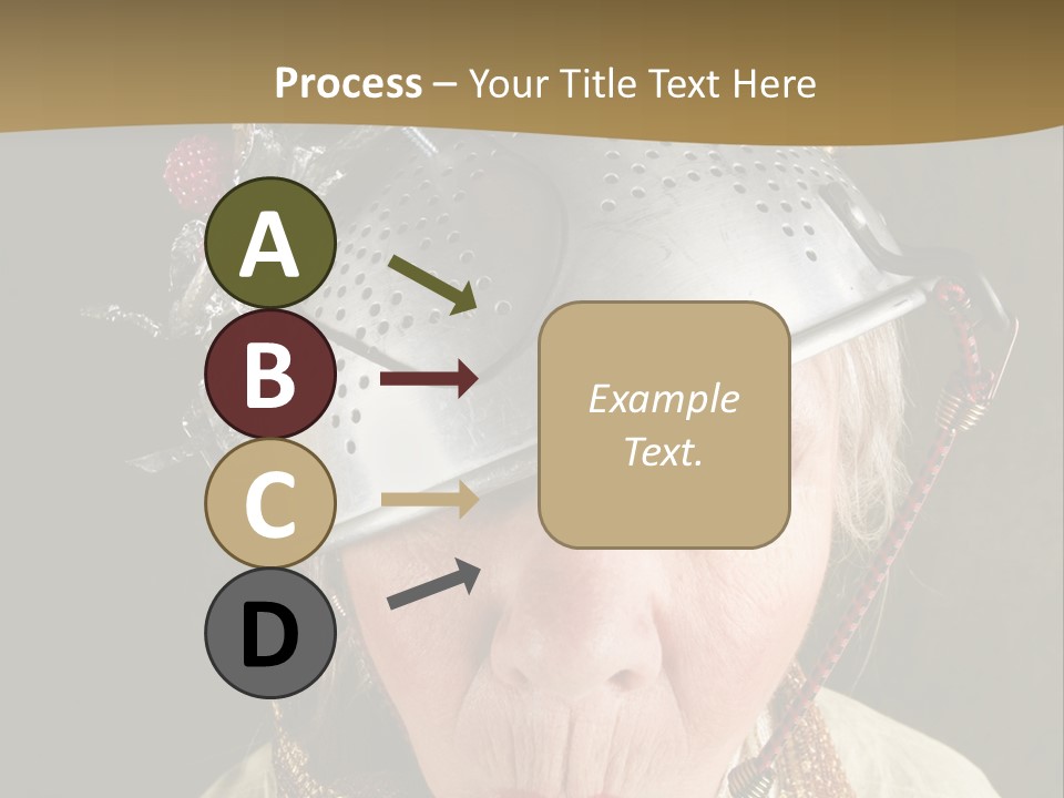 Shield Metal Scarf PowerPoint Template