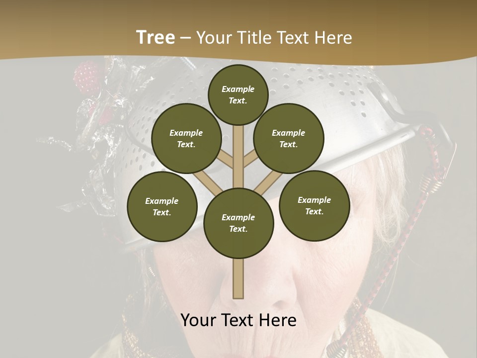 Shield Metal Scarf PowerPoint Template