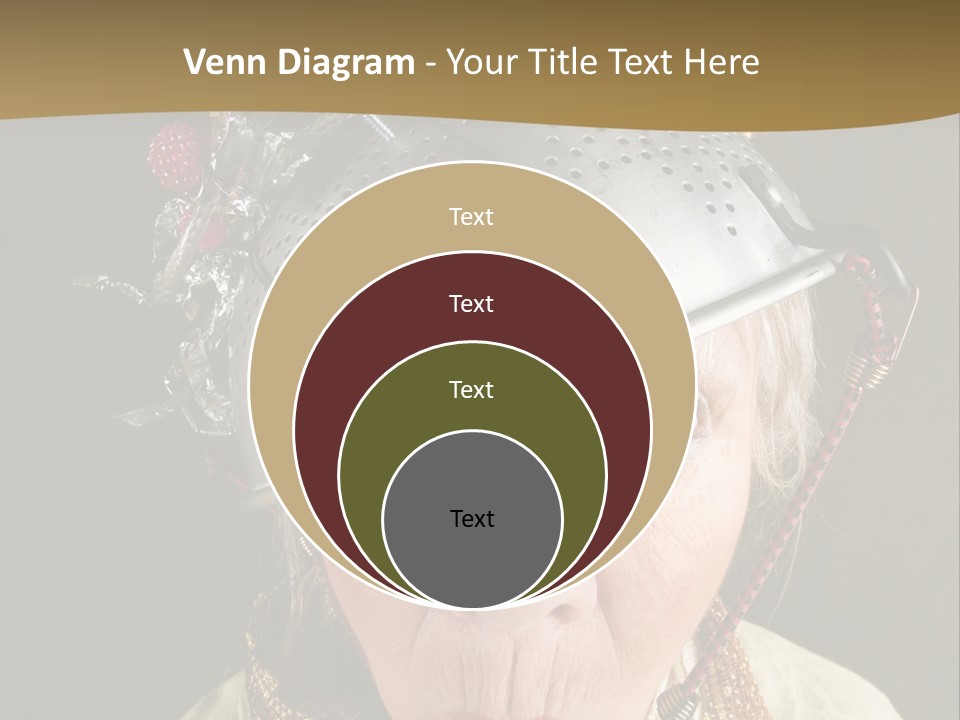 Shield Metal Scarf PowerPoint Template