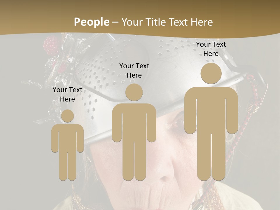 Shield Metal Scarf PowerPoint Template