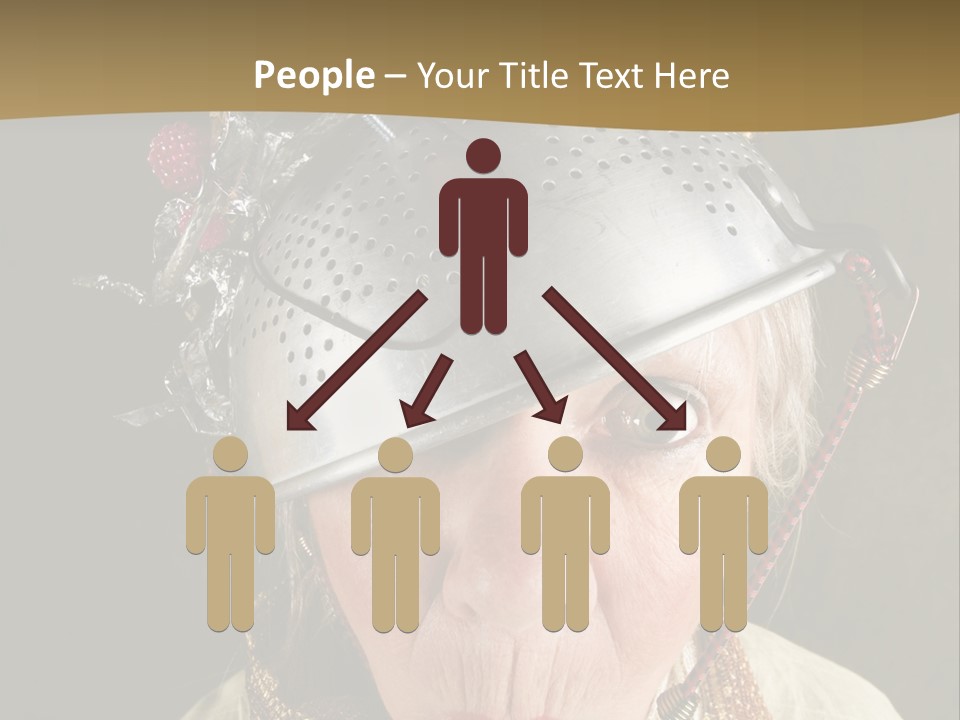 Shield Metal Scarf PowerPoint Template