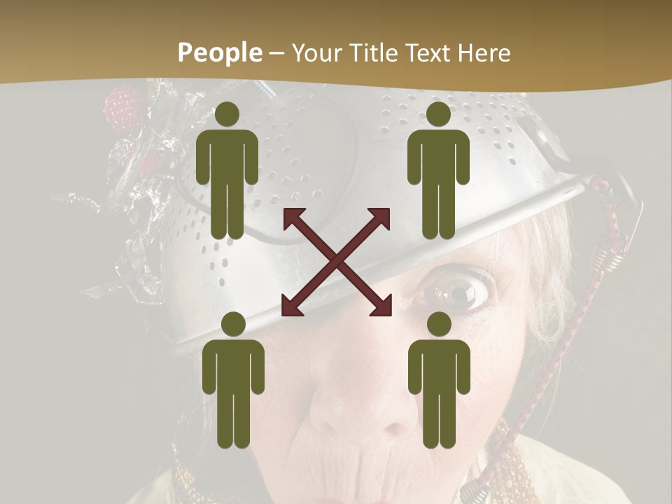 Shield Metal Scarf PowerPoint Template