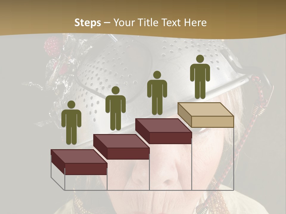 Shield Metal Scarf PowerPoint Template