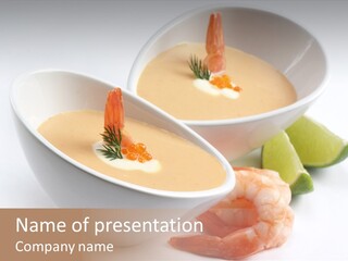 Seafood Healthy Dish PowerPoint Template