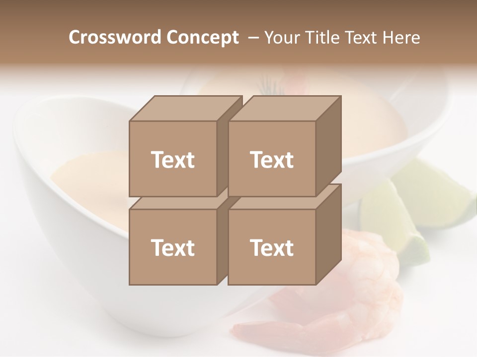 Seafood Healthy Dish PowerPoint Template