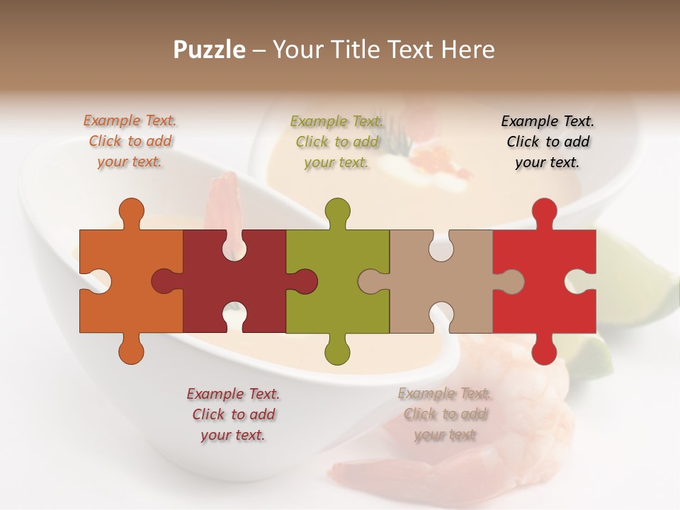 Seafood Healthy Dish PowerPoint Template