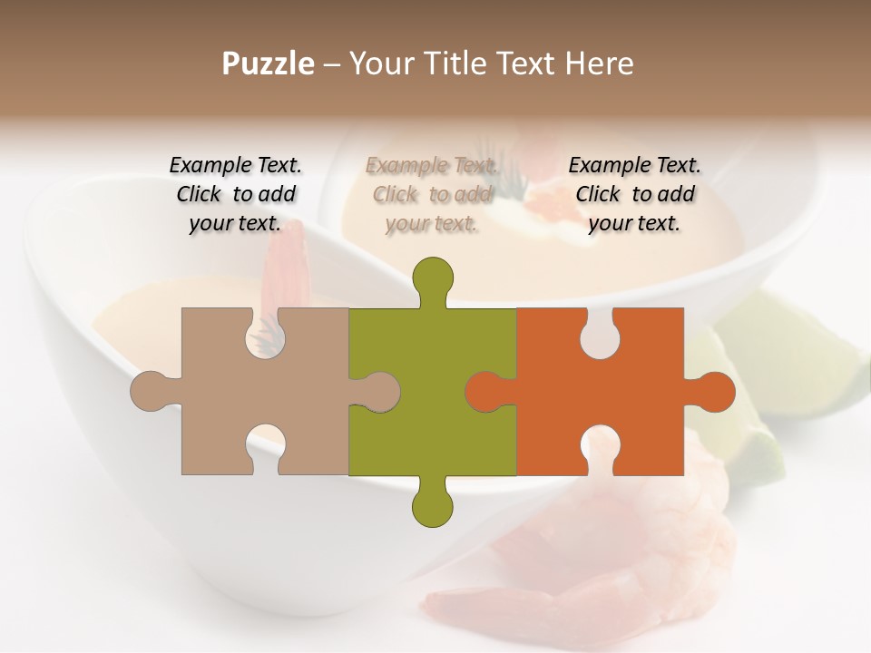 Seafood Healthy Dish PowerPoint Template