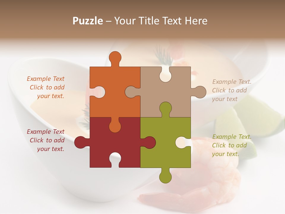 Seafood Healthy Dish PowerPoint Template