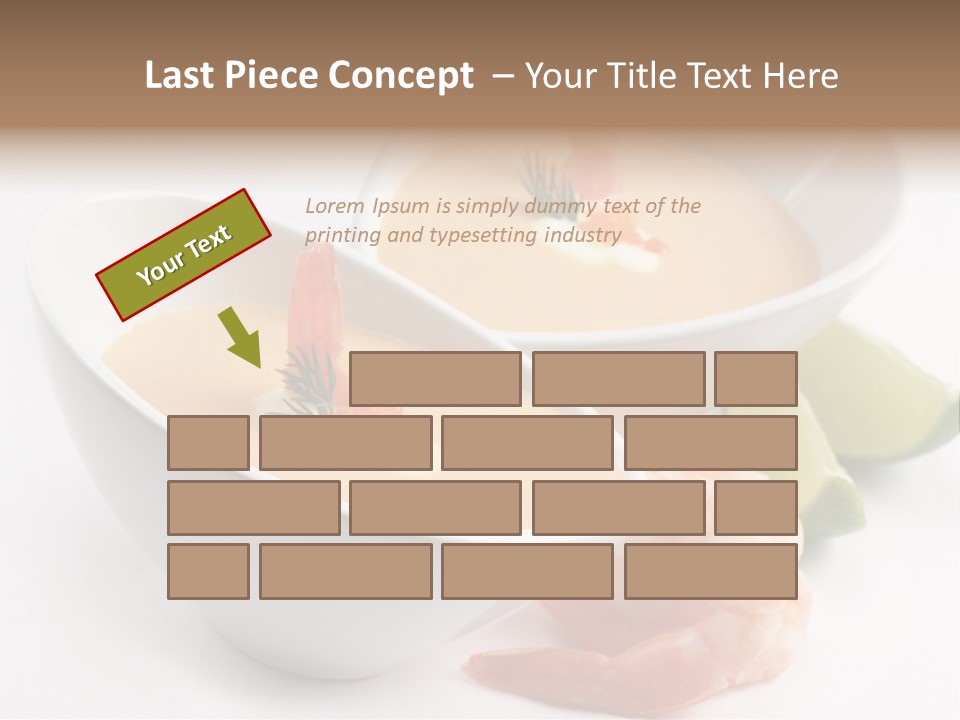 Seafood Healthy Dish PowerPoint Template