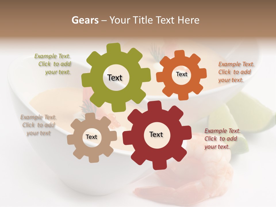 Seafood Healthy Dish PowerPoint Template