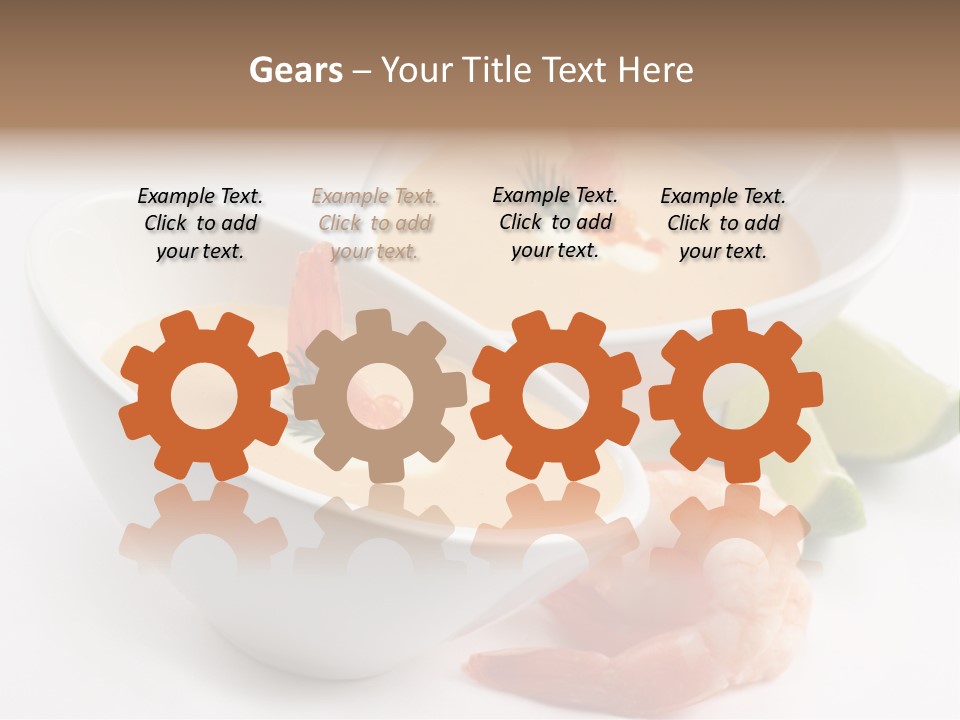 Seafood Healthy Dish PowerPoint Template