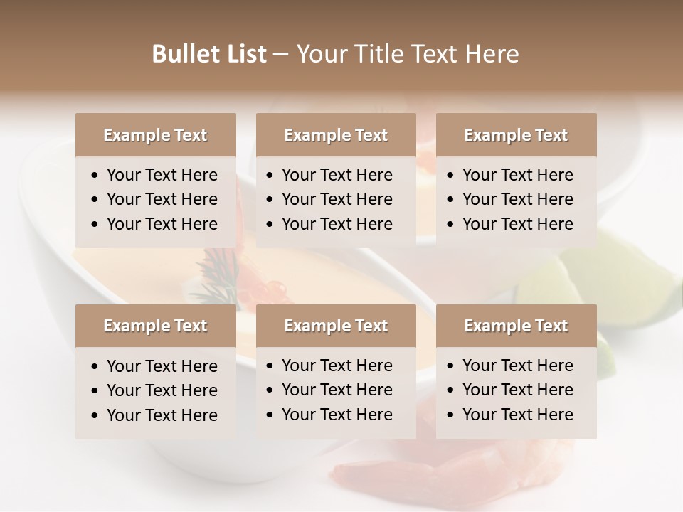 Seafood Healthy Dish PowerPoint Template