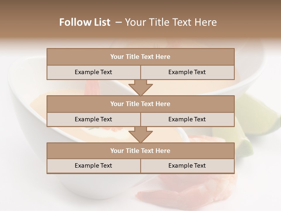 Seafood Healthy Dish PowerPoint Template