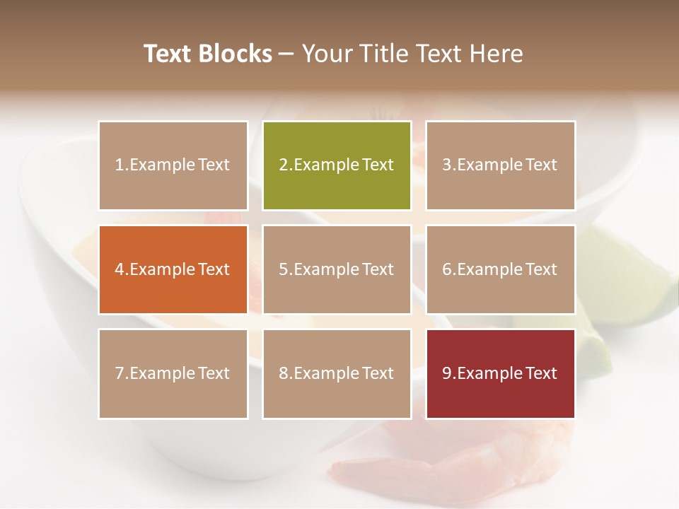 Seafood Healthy Dish PowerPoint Template