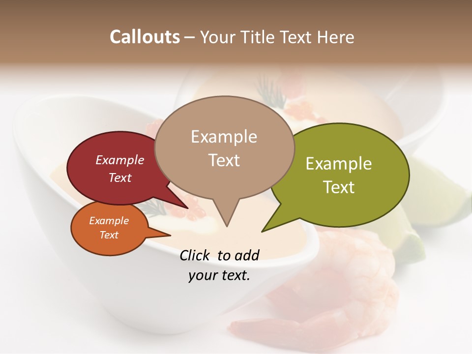 Seafood Healthy Dish PowerPoint Template