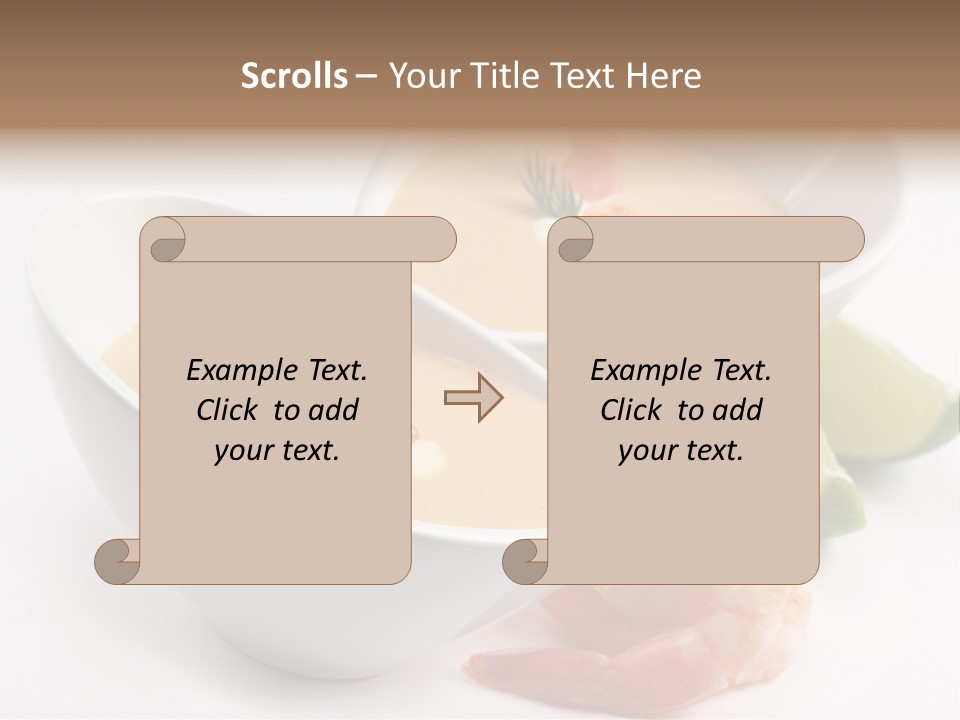 Seafood Healthy Dish PowerPoint Template